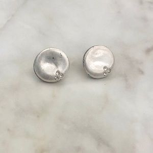 Chloe + Isabel Silver & Pave Studs